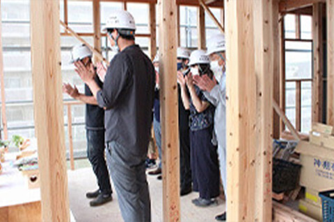 上棟式でマイホームを実感